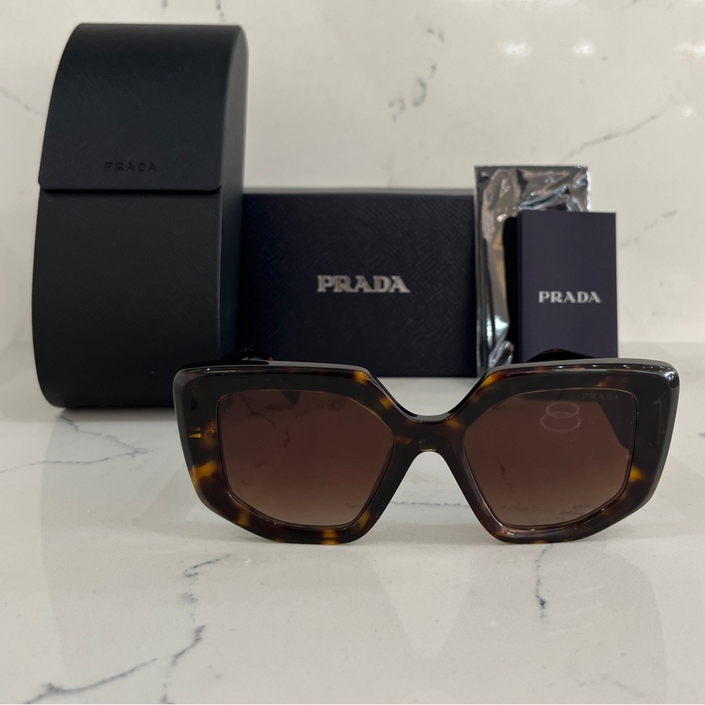 PRADA SPR 14Z Havana Sunglasses, 100% AUTHENTIC!